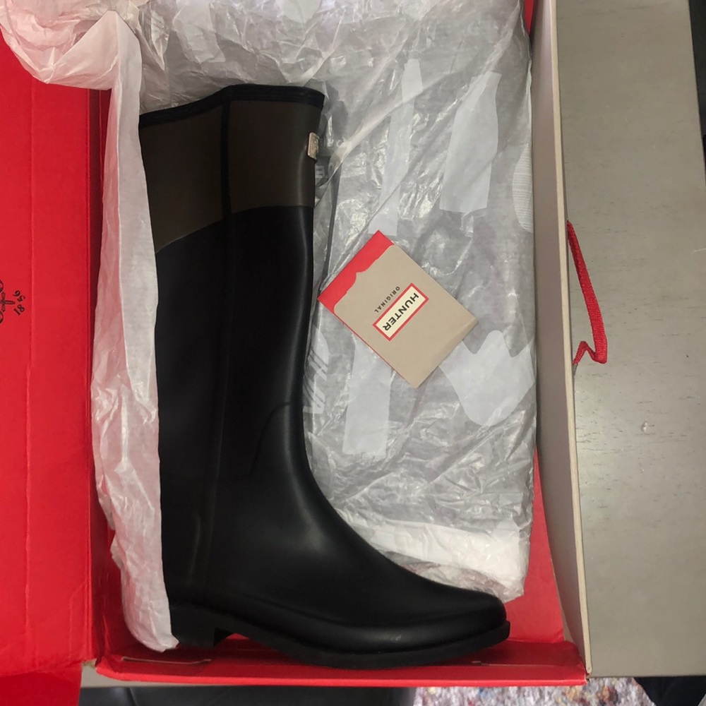 Hunter Cece Two Tone Rain Boot size 10